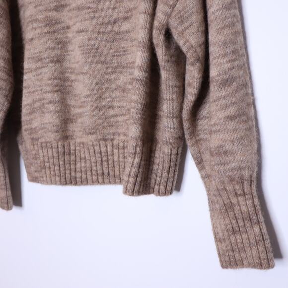 COS NEW Loose-Fit Cropped Sweater Beige Crew Neck Dolman Sleeve Casual Women's L - Picture 12 of 13